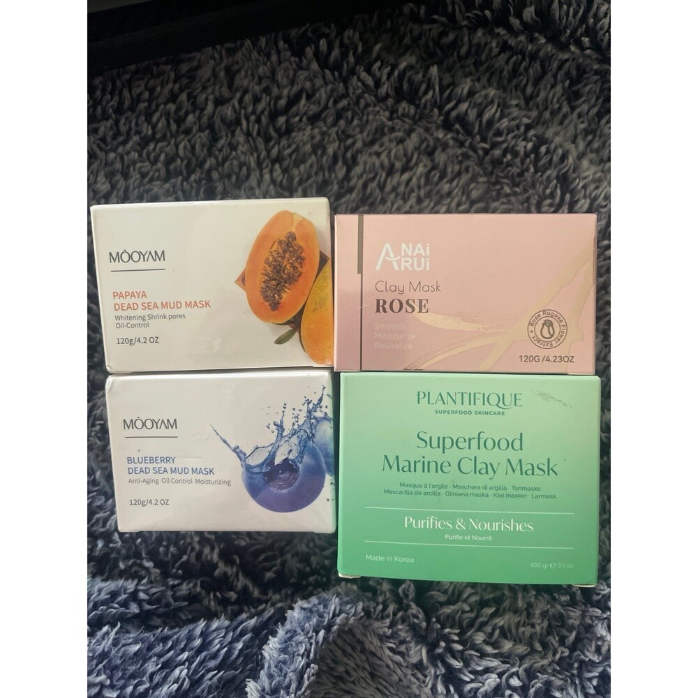 Wash-off face mask bundle (Plantifique, Mooyam, Anai Arui) BNIC Sealed